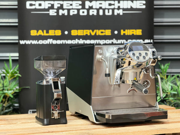 Brand New Faemina GTi 1 Group Coffee Machine and Touch & Match Grinder Package