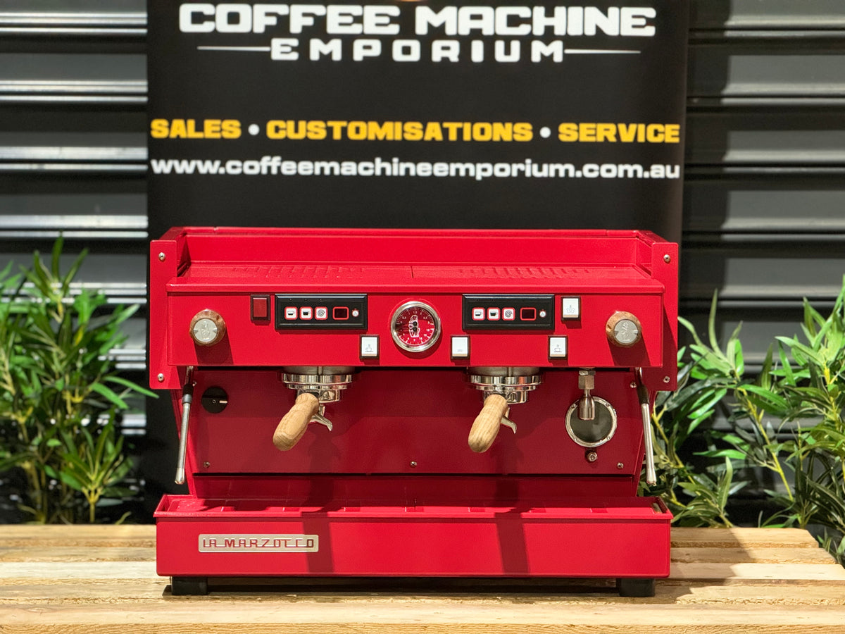 La Marzocco エスプレッソマシン 赤 LA MARZOCCO LINEA PB 2 GROUP RED WITH PESADO HANDLES ESPRESSO