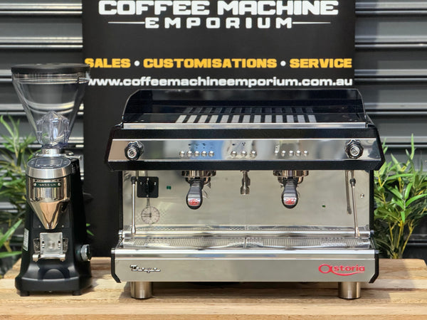 Brand New Astoria Tanya R 2 Group Coffee Machine & Mazzer Super Jolly V Pro Package