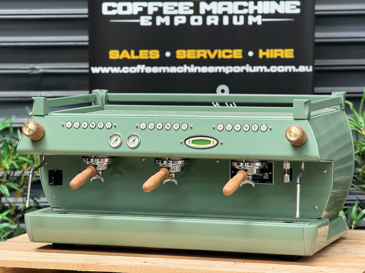 La Marzocco GB5 3 Group Coffee Machine Wilderness Green Coffee