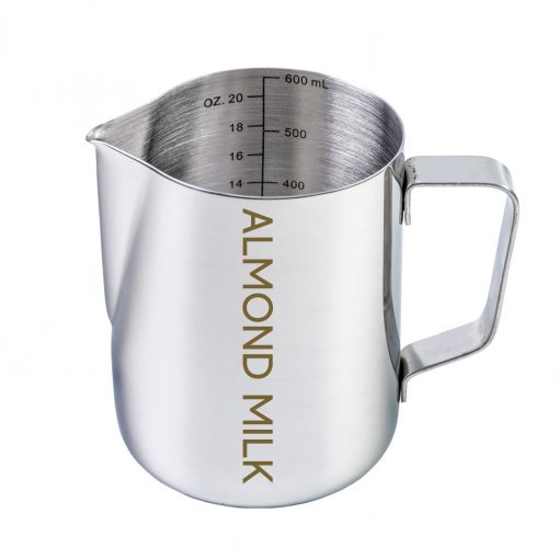 Etched Almond Milk Jug