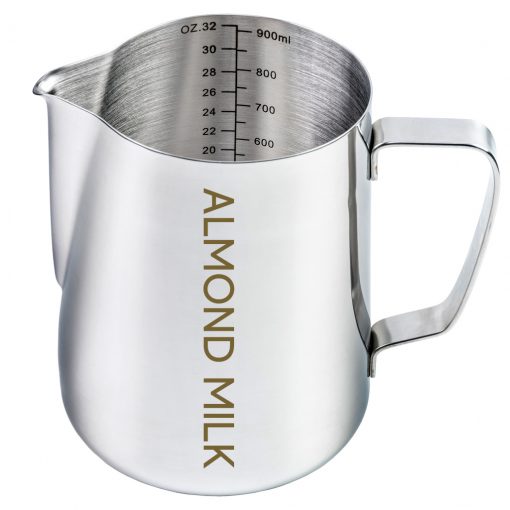 Etched Almond Milk Jug