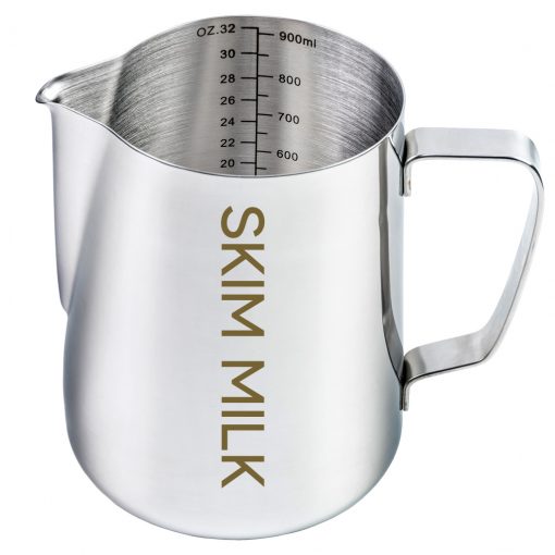 Etched Skim Milk Jug