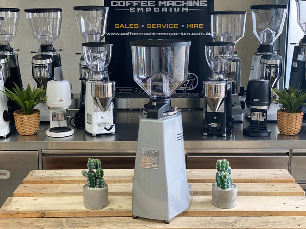 Brand New Mazzer Major Deli Automatic Coffee Grinder - Silver