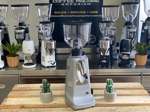 Brand New Mazzer Major Deli Automatic Coffee Grinder - Silver