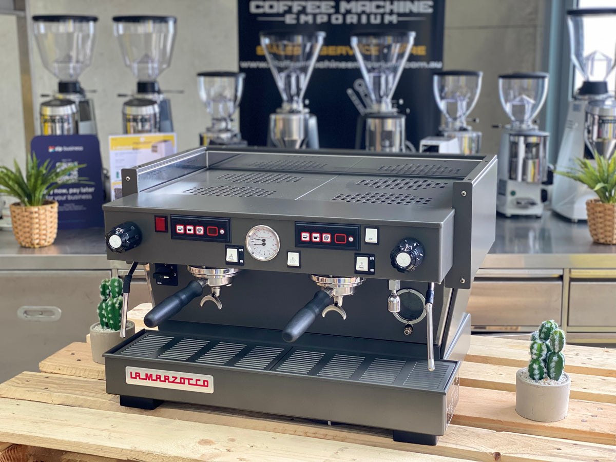 La Marzocco Linea Classic Av 2 Group Coffee Machine Gum Metal Grey