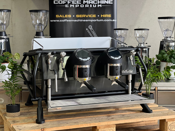 Brand New Sanremo Cafe Racer Naked 2 Group Coffee Machine - Black