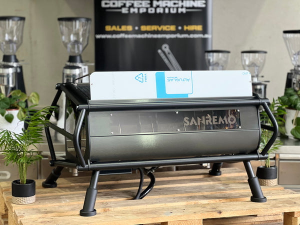 Brand New Sanremo Cafe Racer Naked 2 Group Coffee Machine - Black