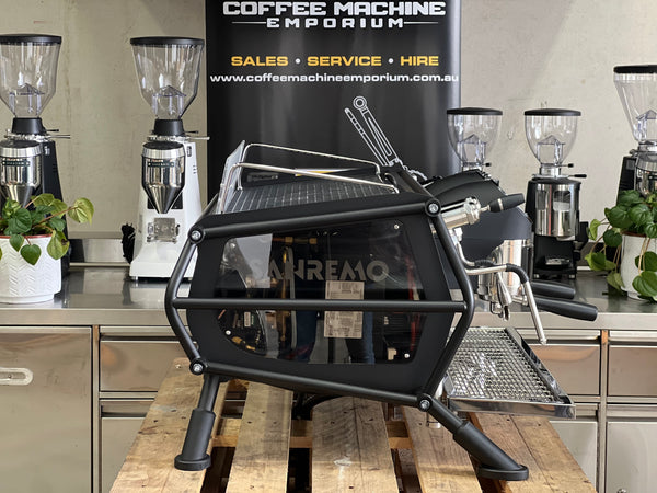 Brand New Sanremo Cafe Racer Naked 2 Group Coffee Machine - Black