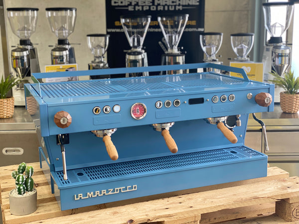 La Marzocco Linea PB 3 Group Coffee Machine - Wedgewood Blue