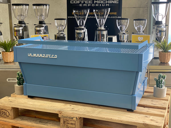 La Marzocco Linea PB 3 Group Coffee Machine - Wedgewood Blue