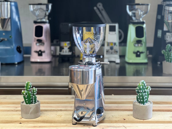 Brand New Mazzer Mini Electronic Coffee Grinder - Polished Aluminium