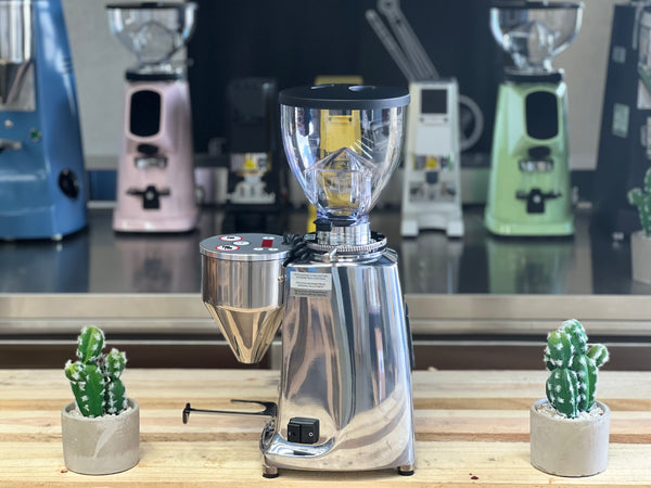 Brand New Mazzer Mini Electronic Coffee Grinder - Polished Aluminium