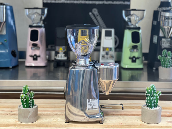 Brand New Mazzer Mini Electronic Coffee Grinder - Polished Aluminium