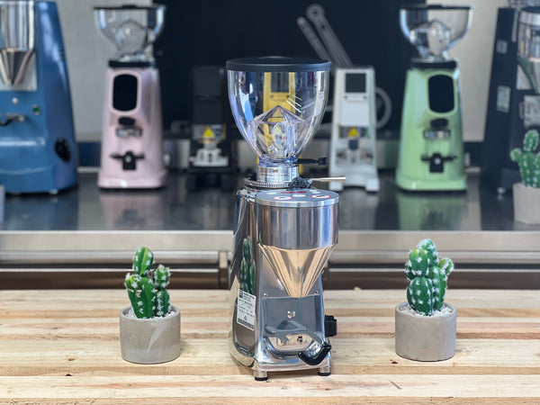 Brand New Mazzer Mini Electronic Coffee Grinder - Polished Aluminium