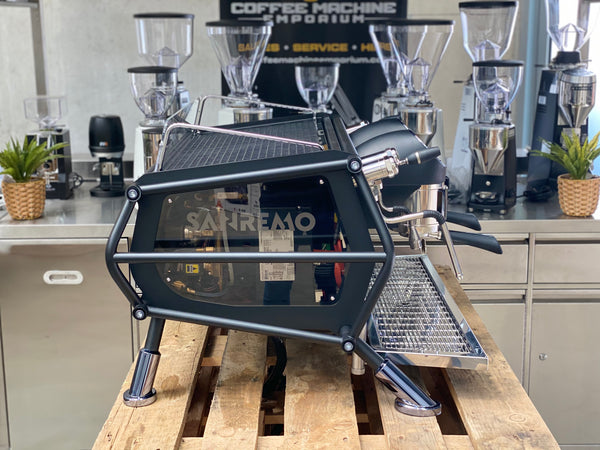 Sanremo Cafe Racer Naked 2 Group Coffee Machine - Black