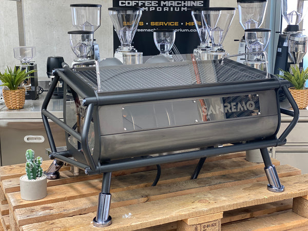 Sanremo Cafe Racer Naked 2 Group Coffee Machine - Black