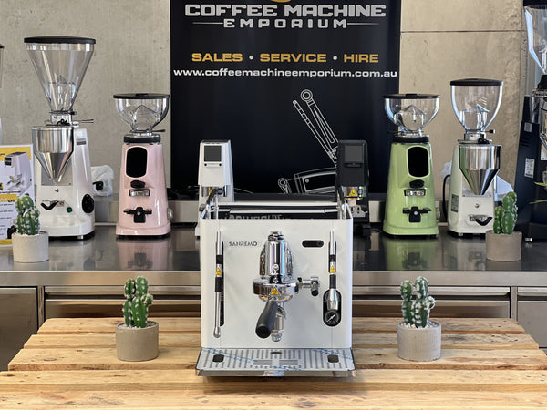 Brand New Sanremo Cube 1 Group Coffee Machine - Matt Finish