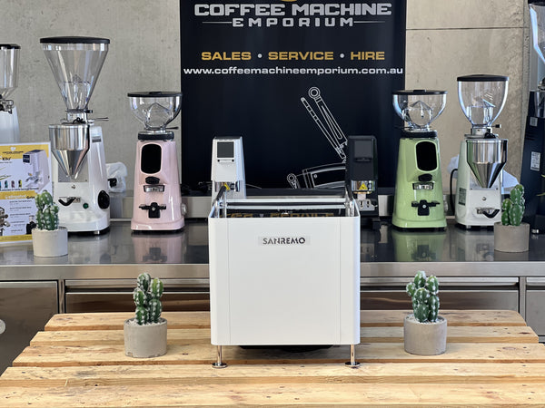 Brand New Sanremo Cube 1 Group Coffee Machine - Matt Finish