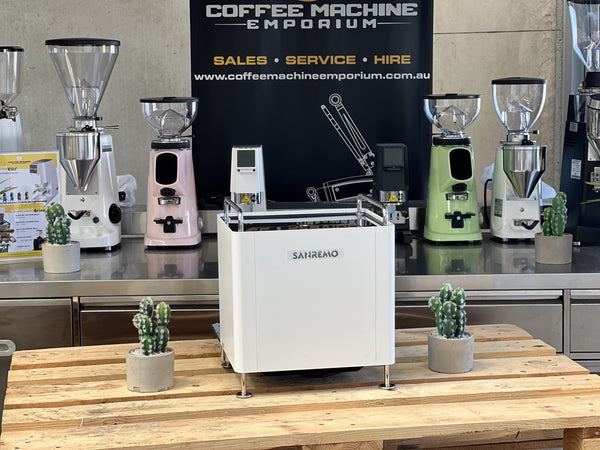 Brand New Sanremo Cube 1 Group Coffee Machine - Matt Finish