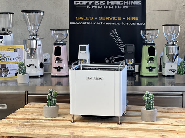 Brand New Sanremo Cube 1 Group Coffee Machine - Matt Finish