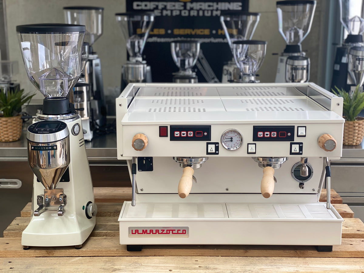 La Marzocco Linea Classic AV 2 Group Coffee Machine & Mazzer Major V E