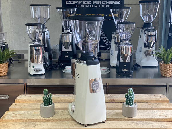 Brand New Mazzer Major V Electronic Coffee Grinder - White