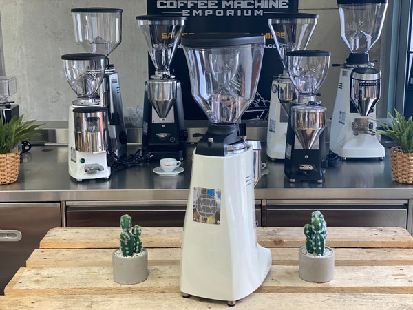 Brand New Mazzer Major V Electronic Coffee Grinder - White