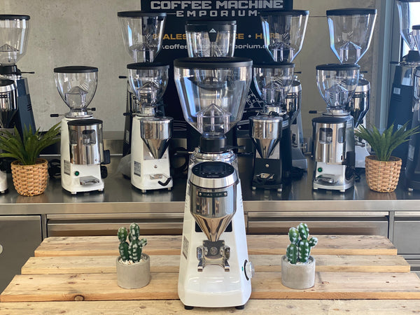 Brand New Mazzer Kony S Electronic Coffee Grinder- White