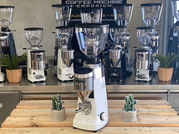 Brand New Mazzer Kony S Electronic Coffee Grinder- White
