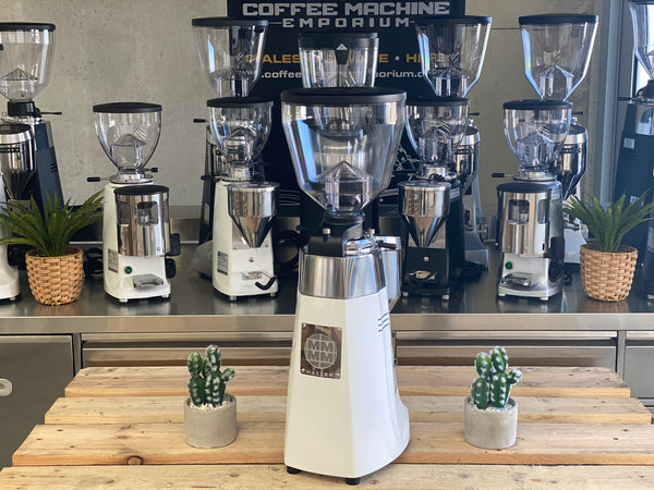 Brand New Mazzer Kony S Electronic Coffee Grinder- White