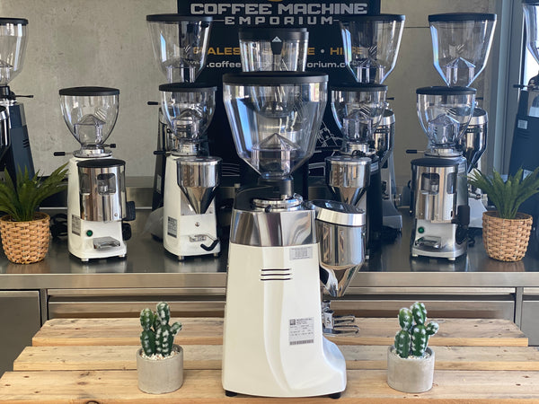 Brand New Mazzer Kony S Electronic Coffee Grinder- White