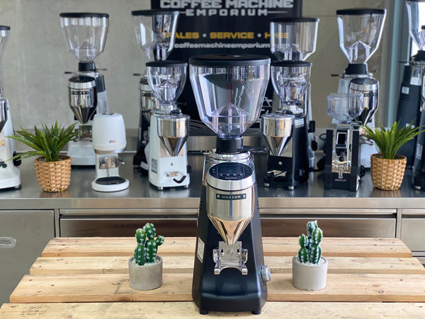 Brand New Mazzer Kony S Electronic Coffee Grinder - Matte Black