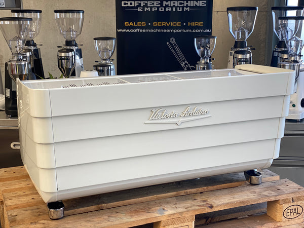 Victoria Arduino White Eagle Digit 3 Group Coffee Machine - Mother of Pearl White