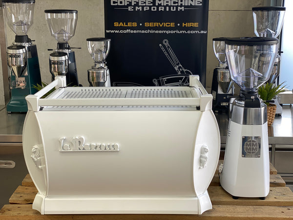 La Marzocco GB5 2 Group & Brand New Mazzer Kony S Electronic Package