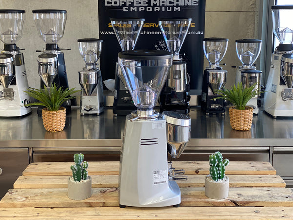 Brand New Mazzer Super Jolly V Pro Electronic Coffee Grinder - Silver