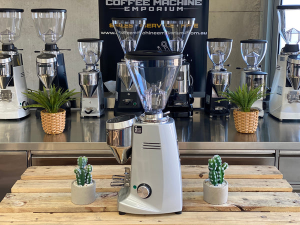 Brand New Mazzer Super Jolly V Pro Electronic Coffee Grinder - Silver