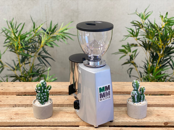 Brand New Mazzer Mini Manual Coffee Grinder - Silver