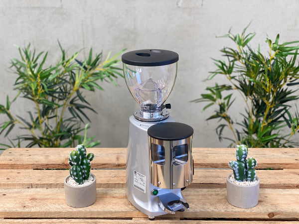 Brand New Mazzer Mini Manual Coffee Grinder - Silver
