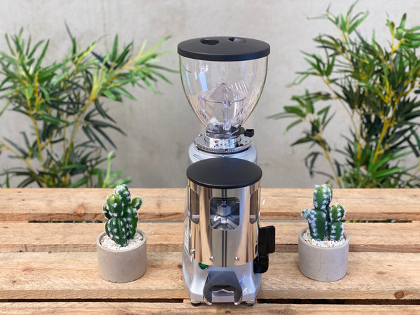 Brand New Mazzer Mini Manual Coffee Grinder - Silver