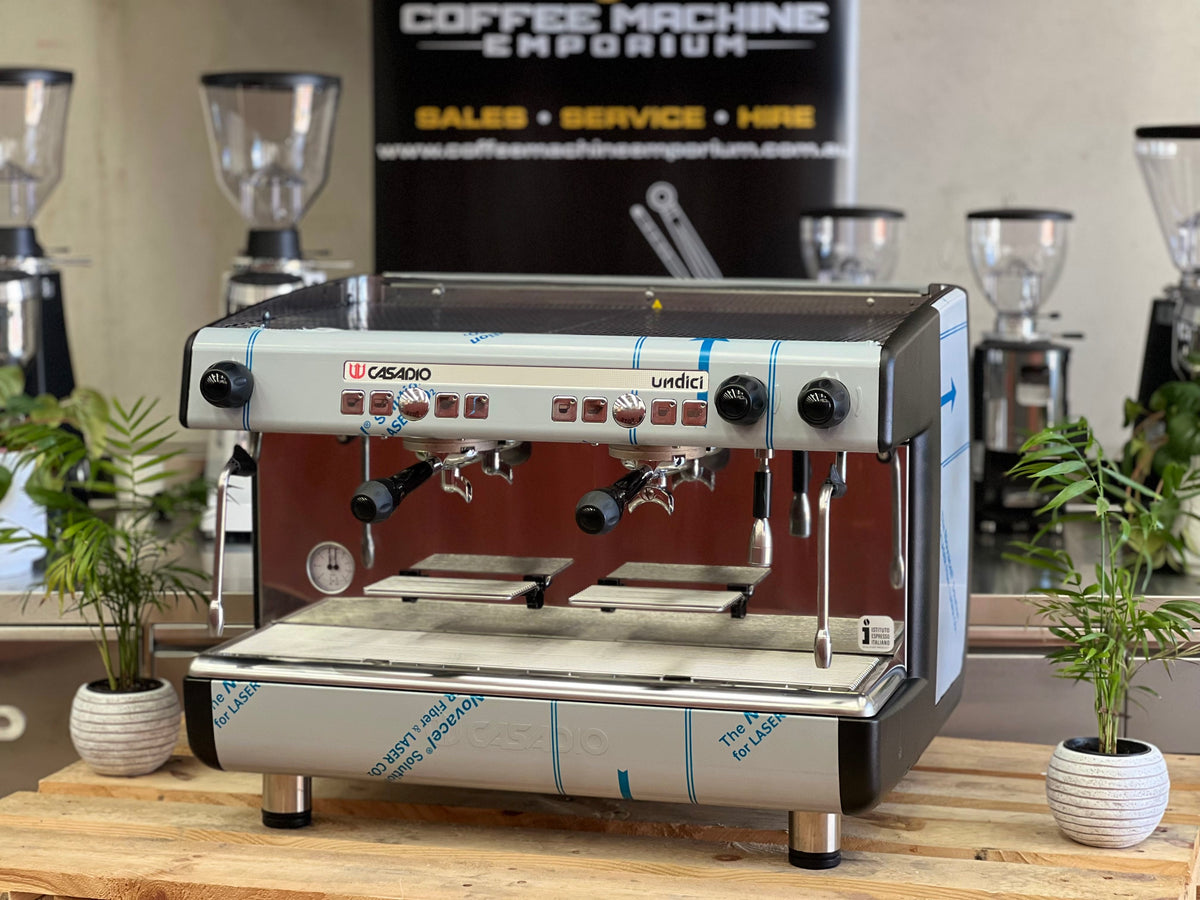 Brand New Casadio Undici 2 Group HG Coffee Machine Black Coffee