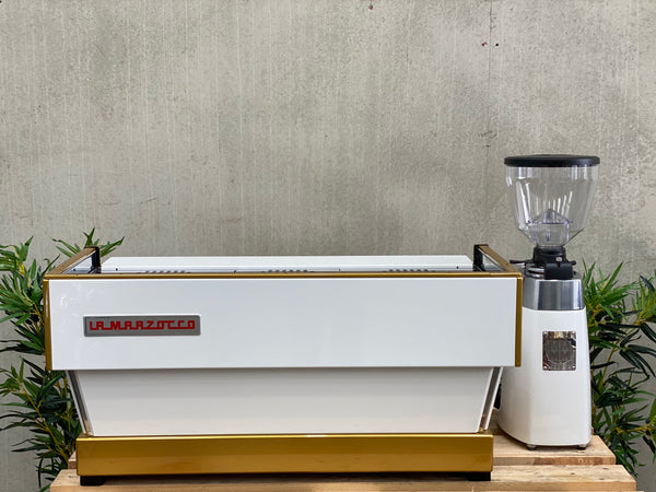La Marzocco Linea Classic AV 3 Group Coffee Machine & Mazzer Kony E Grinder Package