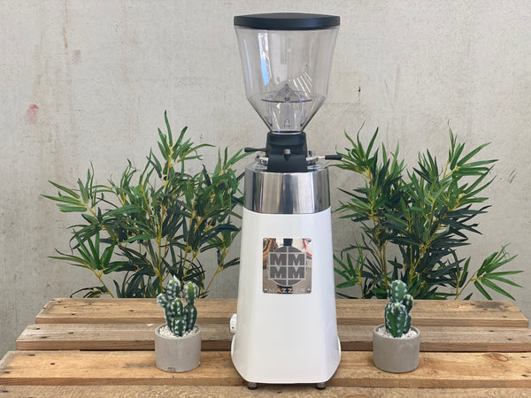 Brand New Mazzer Robur S Electronic Coffee Grinder - White