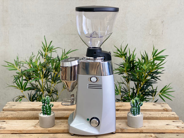 Brand New Mazzer Robur S Electronic Coffee Grinder - Silver