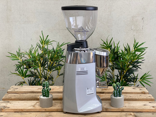 Brand New Mazzer Robur S Electronic Coffee Grinder - Silver