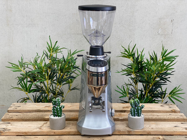 Brand New Mazzer Robur S Electronic Coffee Grinder - Silver