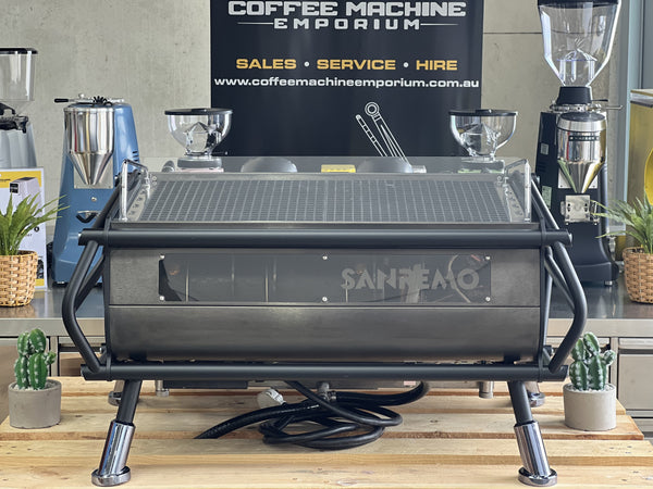 Sanremo Cafe Racer Naked 2 Group Coffee Machine - Black