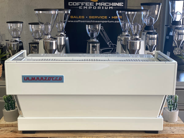 La Marzocco Linea Classic AV 3 Group Coffee Machine - Mother of Pearl White