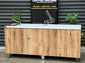 Custom Stainless Coffee Carts