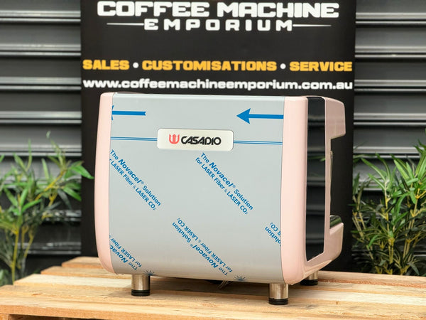 Brand New Casadio Undici 2 Group Compact Coffee Machine - Dusty Pink